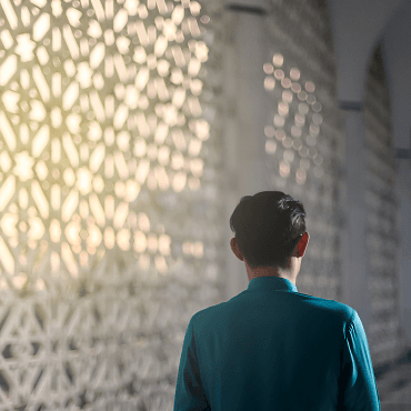 Self Reflection of Muslim Man